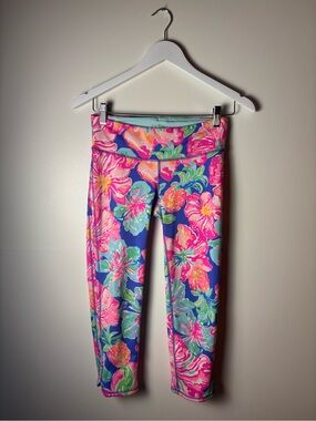 Lilly Pulitzer Luxletic Weekender Jungle Utopia Capri Leggings, S